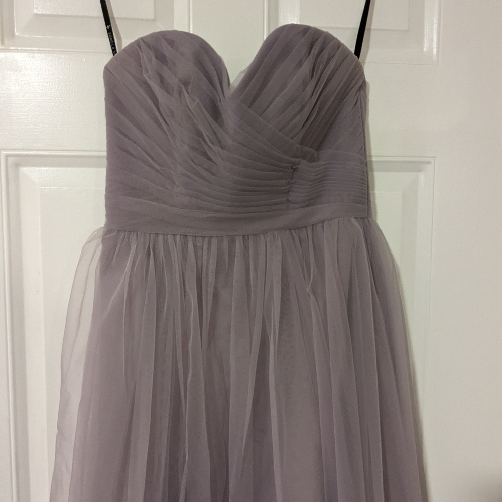 Full length gown; lavendar purple; - Picture 7 of 11